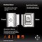 1791 Everyday Carry Leather Tool Pouch for Multitool, Pen / Pen Light, Cash / Cards & Action-Clip Belt Attachment WEB-AC-DUO-BUR-A - alternate 5